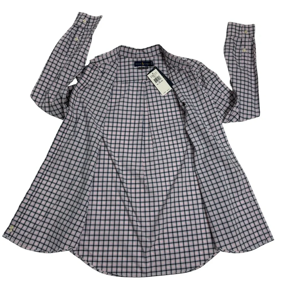 Ralph Lauren Natural Stretch button down shirt, BIG BOYS‎ , Size X-LARGE 18-20